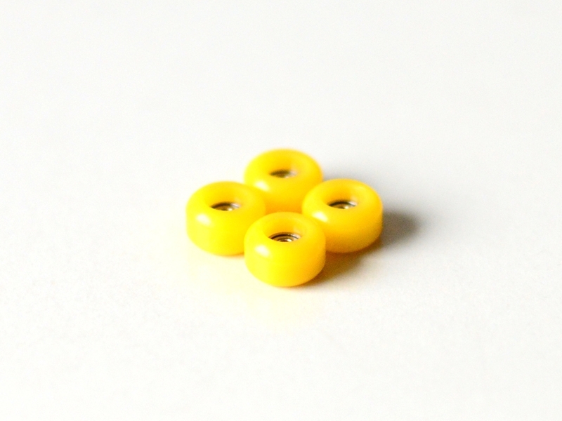 2KR bearing wheels yellow PRO